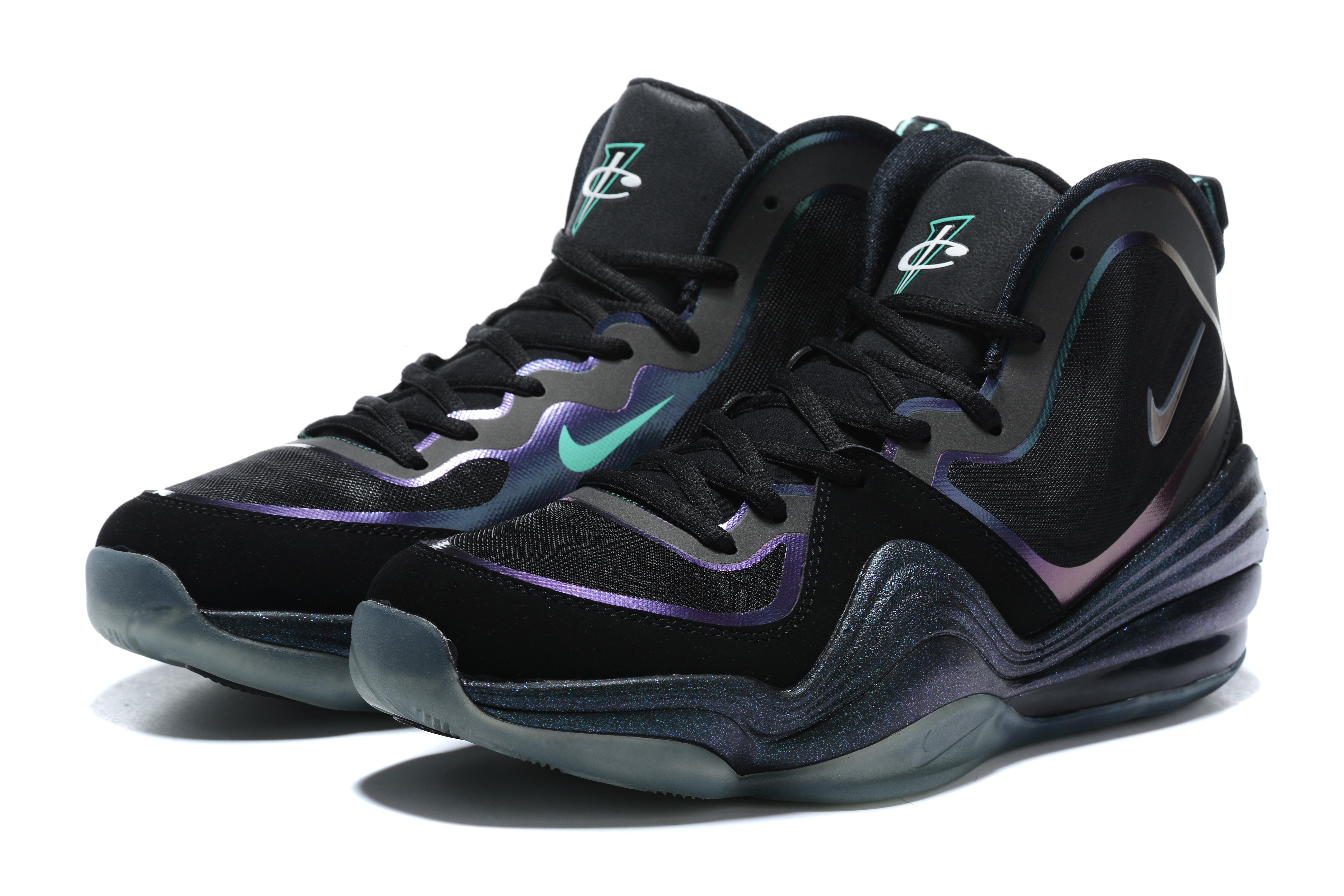 2020 Nike Penny Hardaway V Black Jade Basketball Shoes